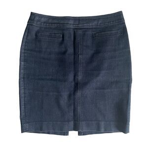 Ellen Tracy Jean Denim Mini Pencil Skirt Blue Size 10